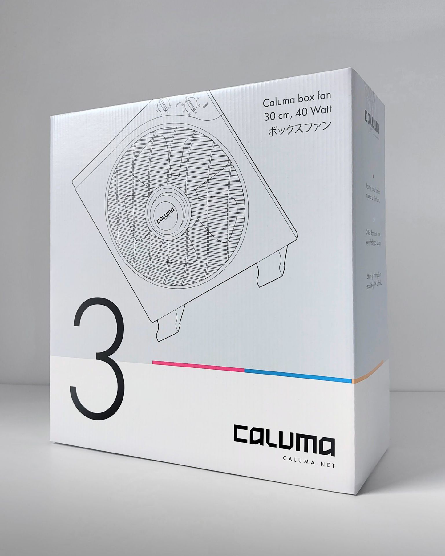 Caluma Boxventilator / 30 cm / 40 W