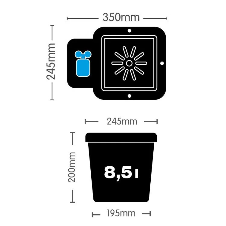 Autopot 1 Pot System - 3 x 8,5 L / 15 L