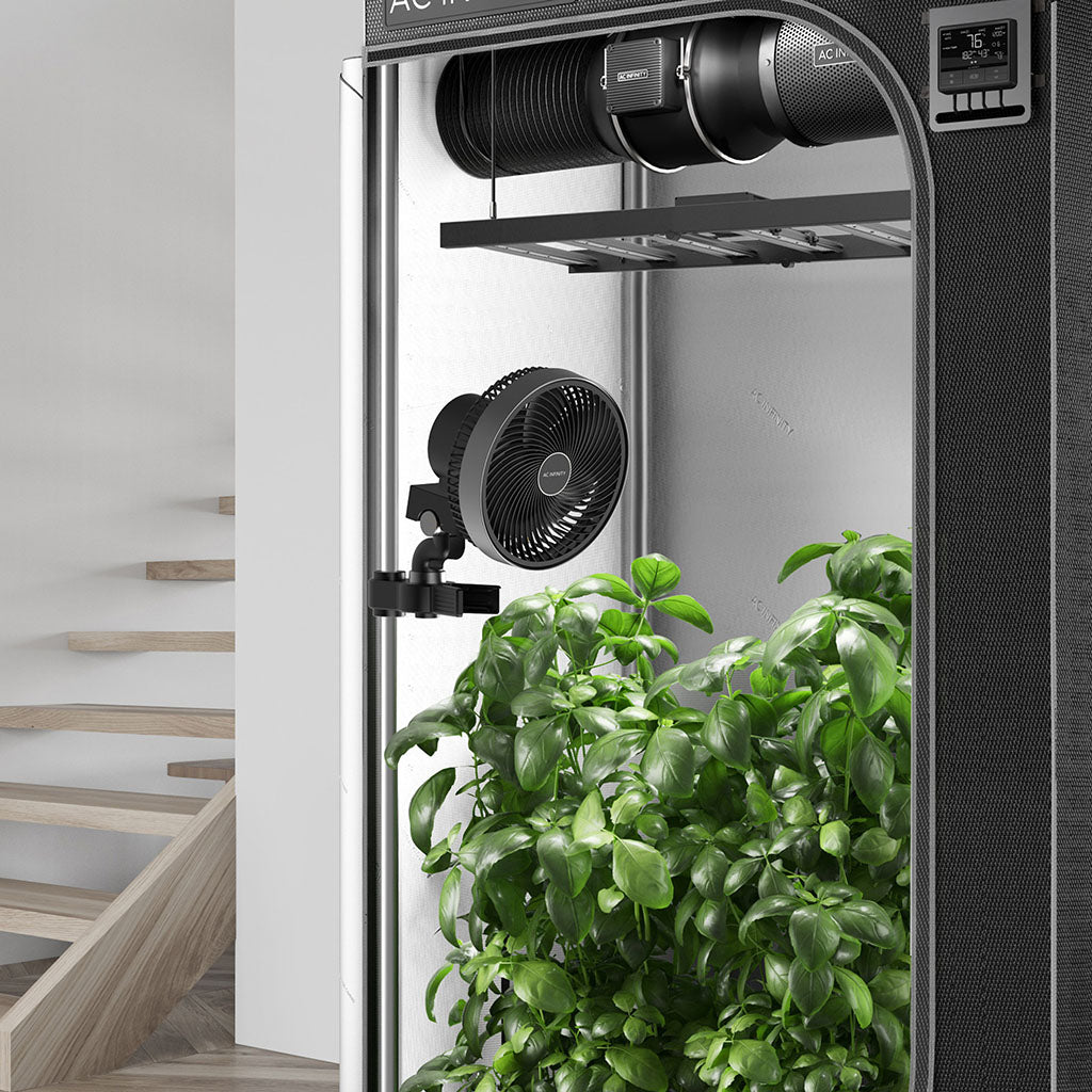 CLOUDRAY S6, GEN 2, Grow-Zelt-Clip-Ventilator 150 mm, EC-Motor, automatische Oszillation - EigenGrow