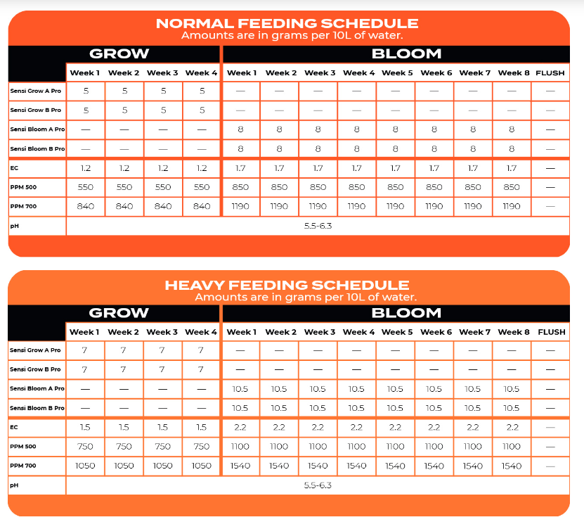 Advanced Nutrients Pulver Sensi Bloom A&B 1KG - EigenGrow