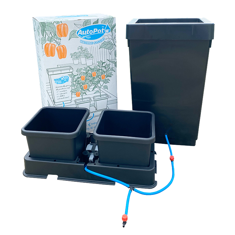 AutoPot Easy2grow Starterset 2x8.5L/15L Töpfe & 47L Wasserfass - EigenGrow