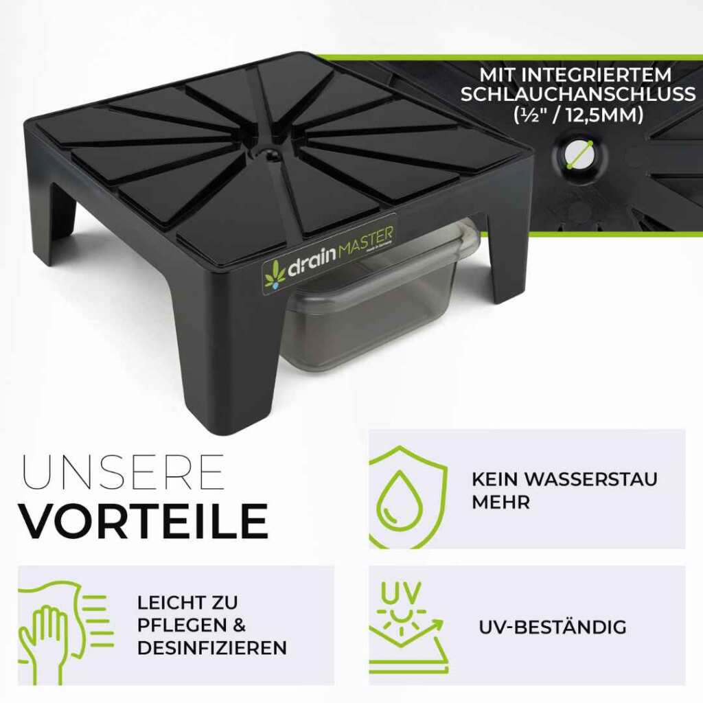 DrainMaster Abtropfständer Einzelset (inkl. Wanne) - EigenGrow