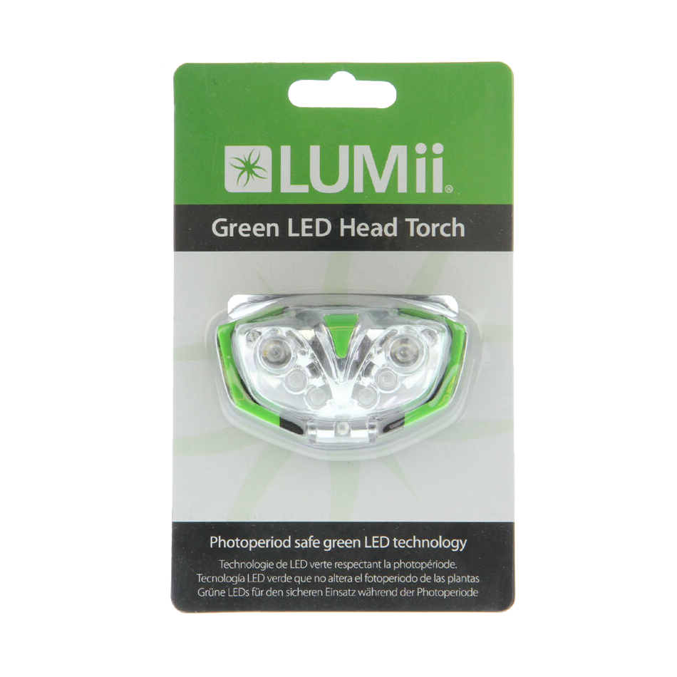 Lumii Grüne LED-Stirnlampe - EigenGrow