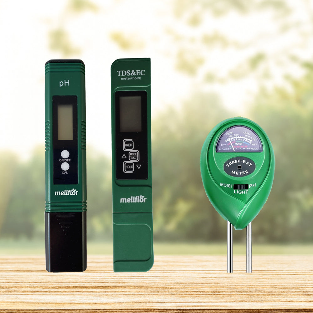 Messgeräte Set Starter PH/EC/TEMP/Bodenfeuchte
