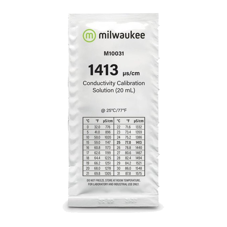 Milwaukee Einweg Kalibrierflüssigkeit 1,413 EC 20ml - EigenGrow