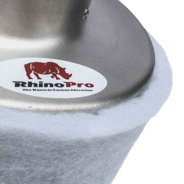 Rhino Pro Aktivkohlefilter 600m3/h 125mm Flansch 40cm lang - EigenGrow