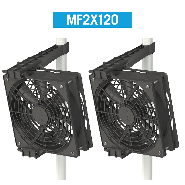 2x Secret Jardin Monkey Fan 24V 120mm - EigenGrow
