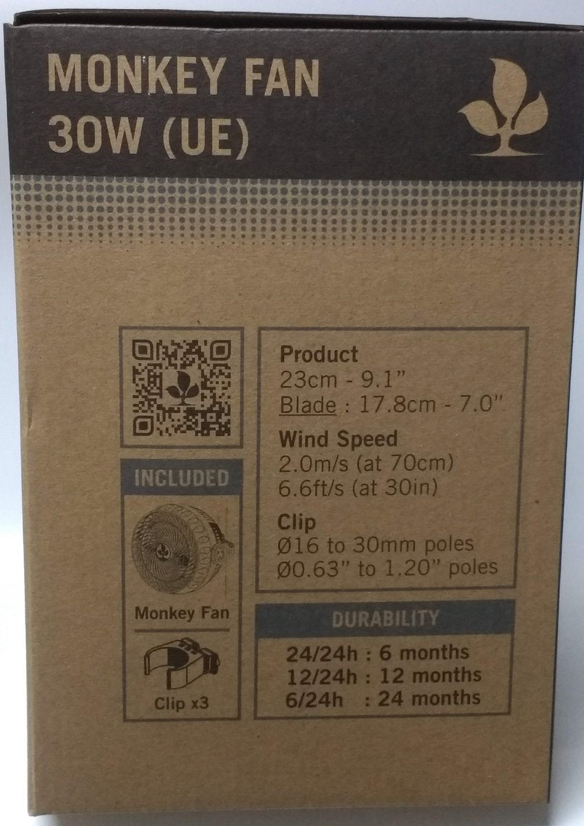 Secret Jardin Monkey fan 30w - EigenGrow