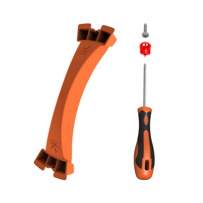 Kanalflansch Kit DF16 für 16-19mm Stangen - inkl. Cutter - EigenGrow