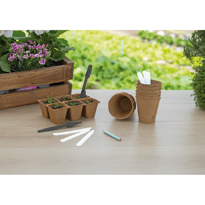 SOGO Organische Töpfe 8cm 10 Stück - EigenGrow