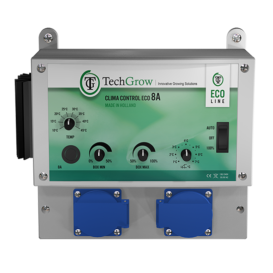 Techgrow Clima Control ECO 8A + 5m Temp Sensor - EigenGrow