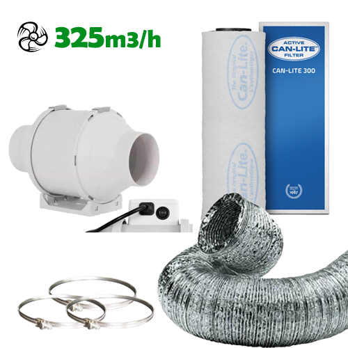 Growbox Komplettset 100x100x220cm 600w NDL 2-Stufen