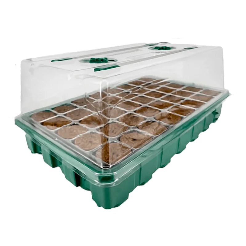 Propagator mit LED & Substrat | 38x24.5x19.5 cm | 2x22W