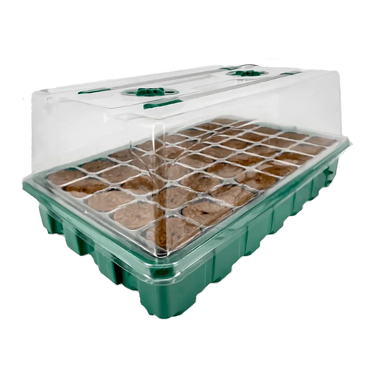 Propagator mit LED & Substrat | 38x24.5x19.5 cm | 2x22W
