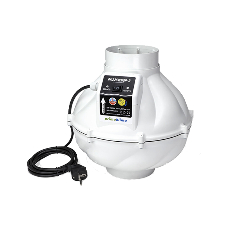 Prima Klima Whisperblower | PK125WHSP-2 |360/460 m3 | 125mm