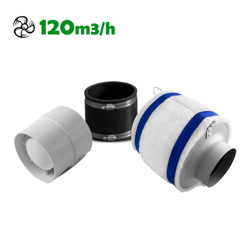 Growbox Komplettset 60x60x160cm 150w LED CALUMA