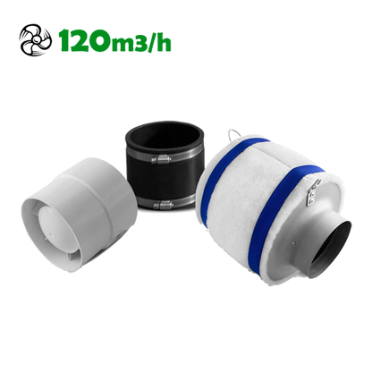 Growbox Komplettset 60x60x160cm 150w LED CALUMA