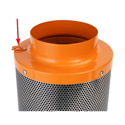 Clivex Carbon Filter | 100 x 400 mm | 275 - 300 m3/h