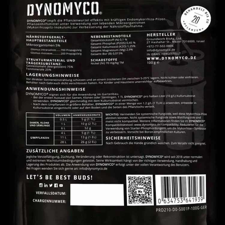DYNOMYCO® Mykorrhiza Inokulant | 100 g