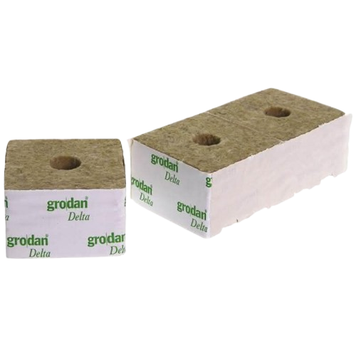 Grodan Delta Kulturblock / 100x100x65 / Kleines Loch