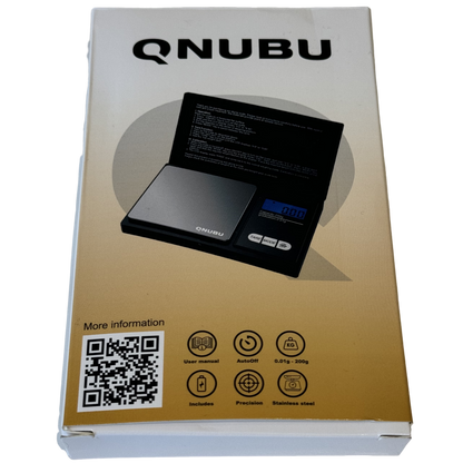 Qnubu Digitalwaage | 0,01 g – 200 g