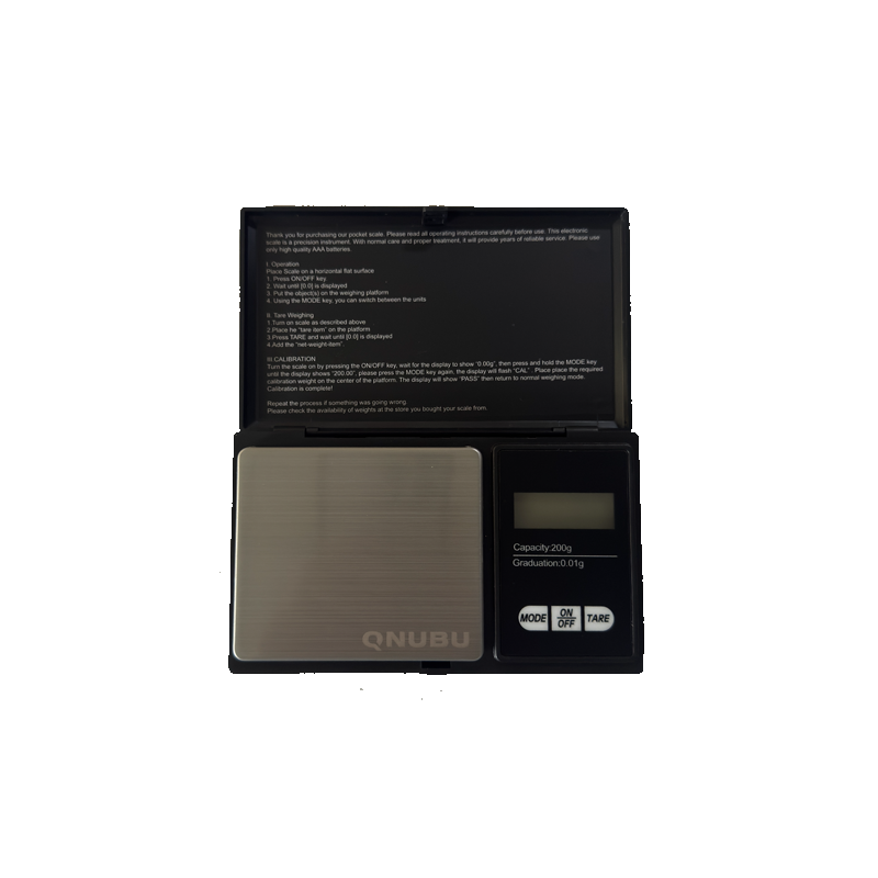 Qnubu Digitalwaage | 0,01 g – 200 g