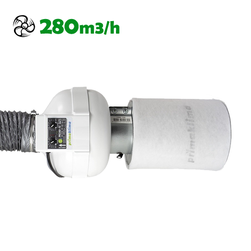Abluftset PrimaKlima 280m³/h | 105mm | Temperaturgesteuert