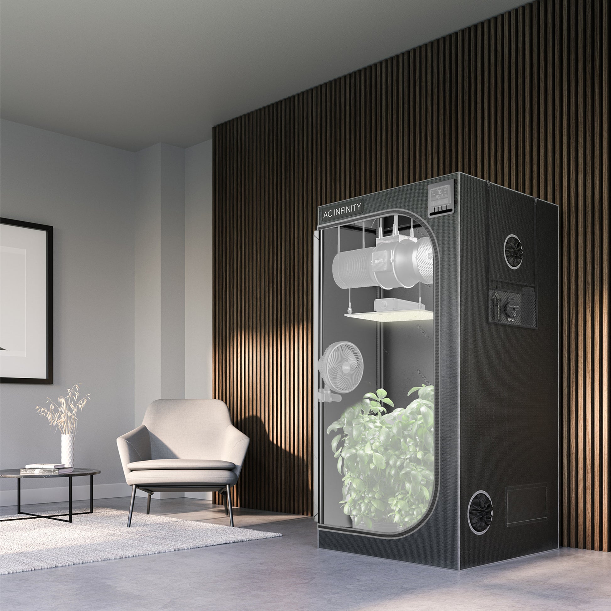 AC Infinity CLOUDLAB 844 Advance Growzelt 120 x 120 x 200 cm - EigenGrow