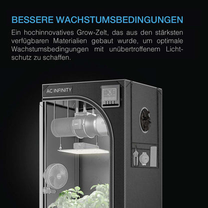 AC Infinity CLOUDLAB 844 Advance Growzelt 120 x 120 x 200 cm - EigenGrow