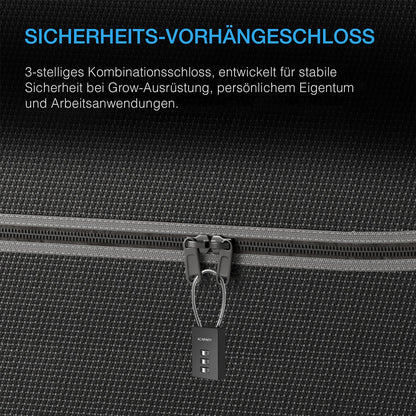 AC Infinity Kombinationsschloss, flexible Stahlkabelschlaufe, 2er-Pack - EigenGrow