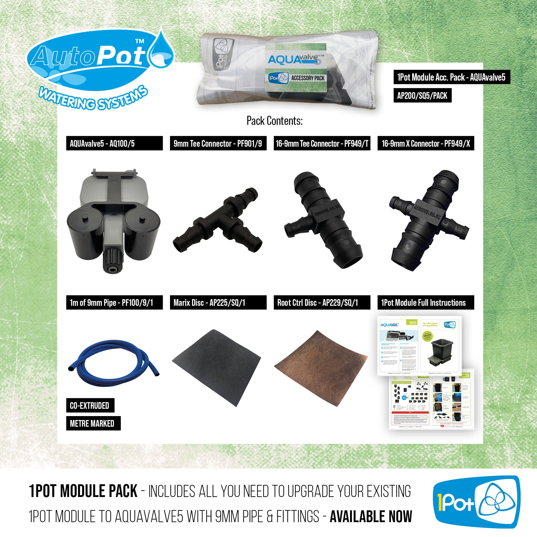 AutoPot 1 Modul 15L Erweiterungsset - EigenGrow