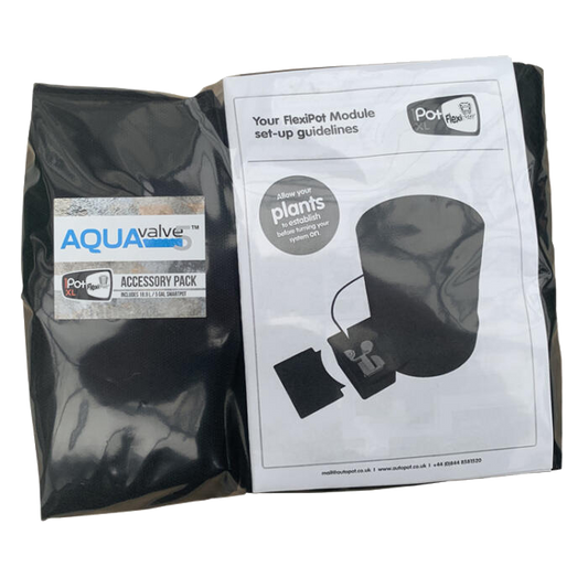 Zubehörpaket für FlexiPot 20L Modul – mit AQUAvalve5 - EigenGrow