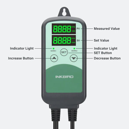 Inkbird ICC-500T+S01 CO2 Controller mit Sensor