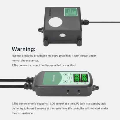 Inkbird ICC-500T+S01 CO2 Controller mit Sensor