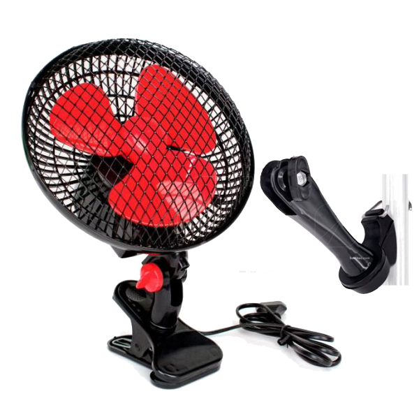 Cyclone Clipfan 20w 20cm - oszilierend mit Clip & Stangenbefestigung