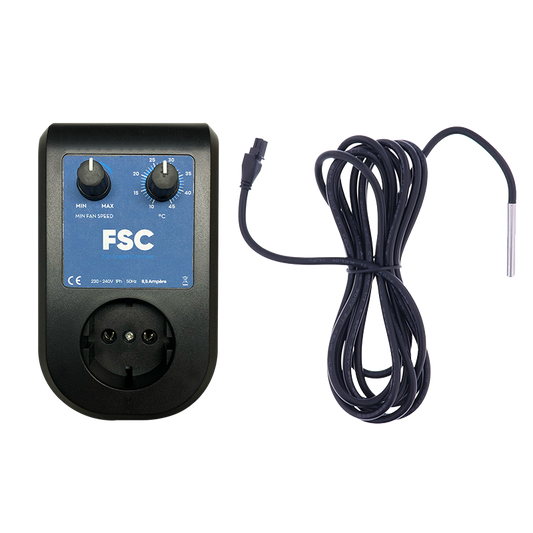 FSC Fan Controller 6,5A + Thermostat 5m - EigenGrow