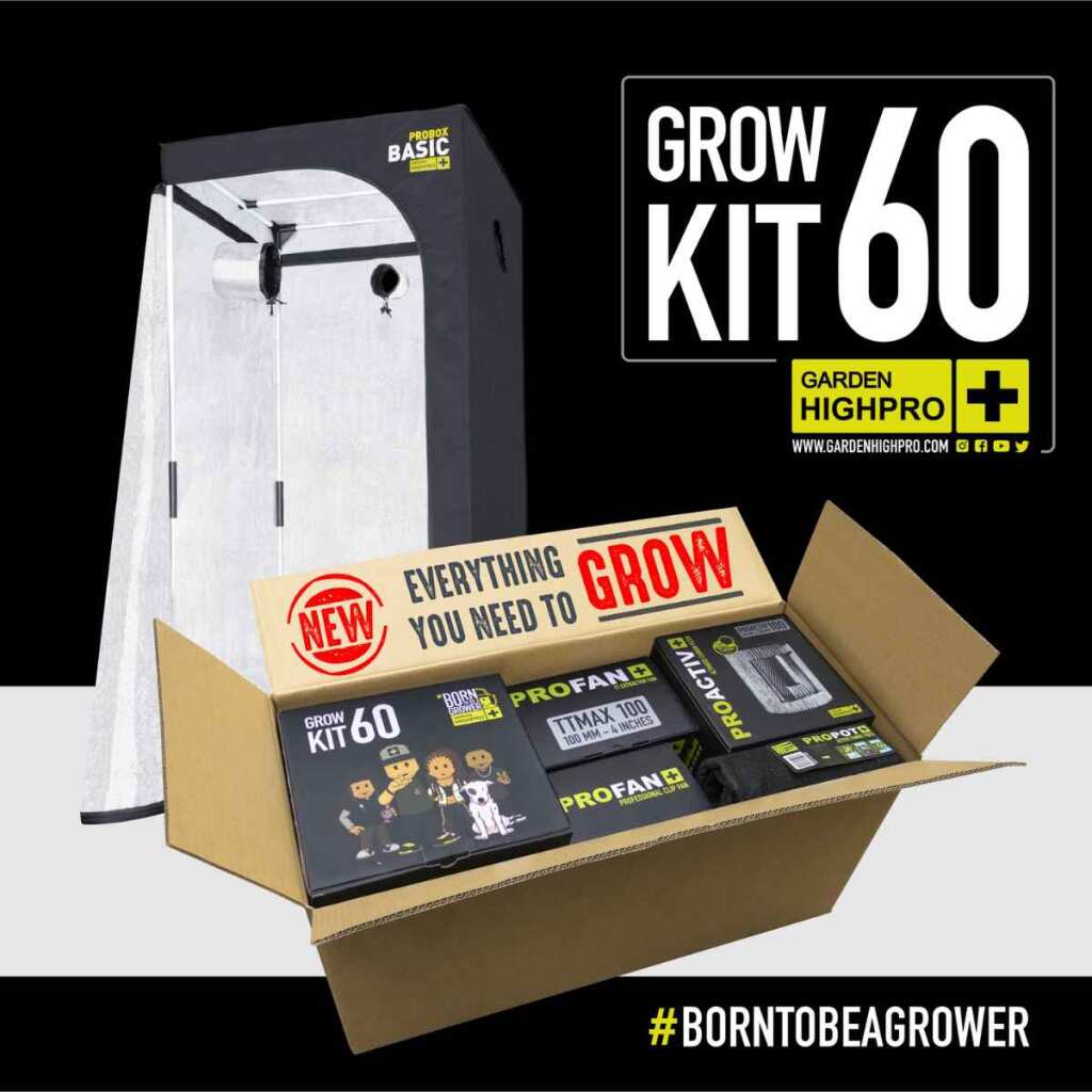 Growbox Set 60x60x160cm | LED mit 60 Watt | Garden Highpro - EigenGrow