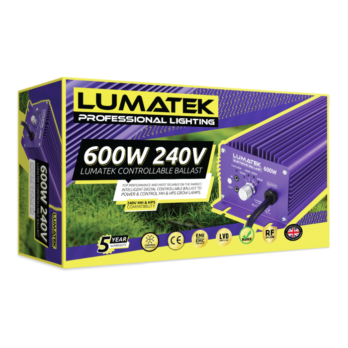Lumatek 600/660W-240V 4 Stufen Vorschaltgerät - EigenGrow