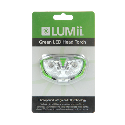 Lumii Grüne LED-Stirnlampe