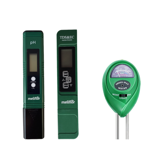 Messgeräte Set Starter PH/EC/TEMP/Bodenfeuchte
