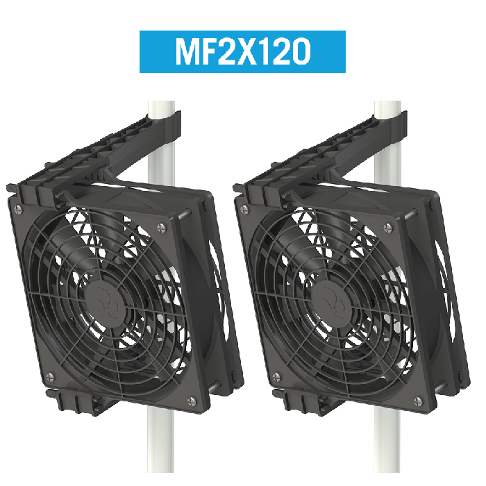 2x Secret Jardin Monkey Fan 24V 120mm