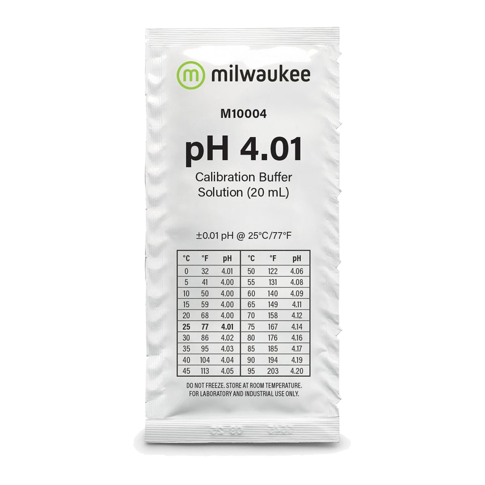 Milwaukee Einweg Kalibrierflüssigkeit 4,01 PH 20ml - EigenGrow