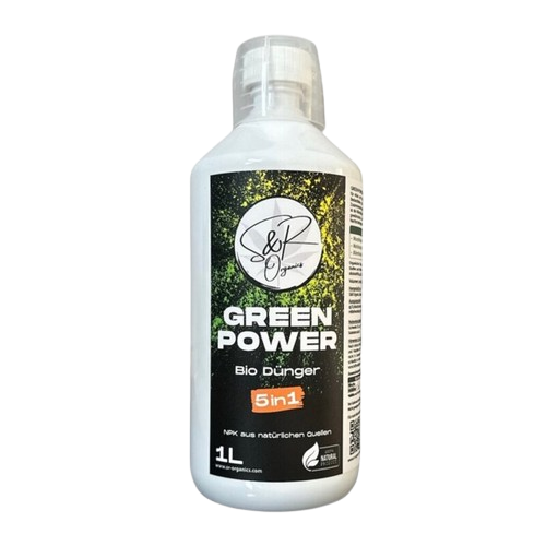 S&R Organics Green Power 5in1 Bio Dünger 1 Liter / 3 liter