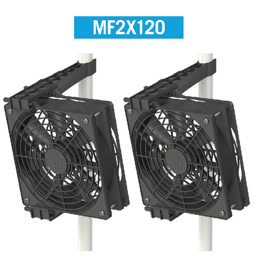 2x Secret Jardin Monkey Fan 24V 120mm - EigenGrow