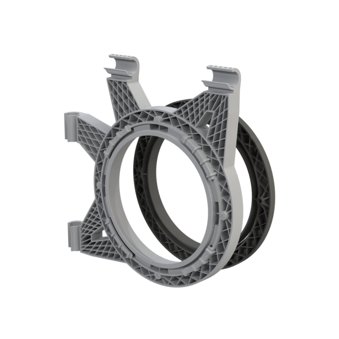 Kanalflansch Kit DF16 für 16-19mm Stangen - inkl. Cutter - EigenGrow