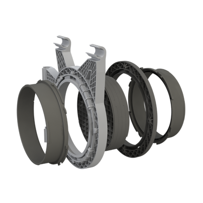 Lichtblende DF16 für Lufteinlass 100/125/150mm - EigenGrow
