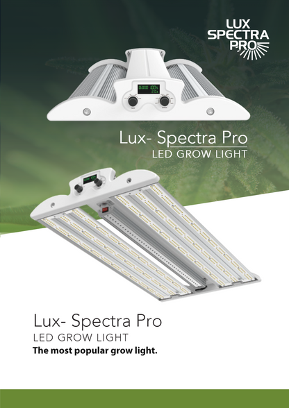 Lux Spectra Pro 480W LED Armatur mit 2,9 μmol