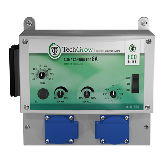 Techgrow Clima Control ECO 8A + 5m Temp Sensor - EigenGrow