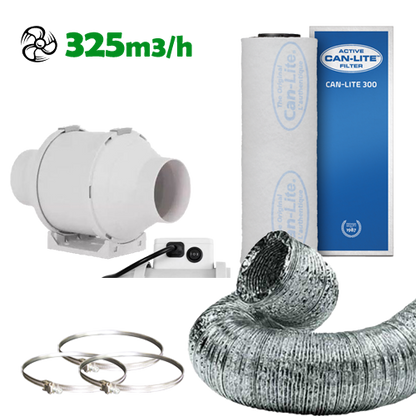 Growbox Komplettset 100x100x220cm 600w NDL 2-Stufen