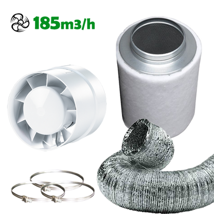 Abluftset OK125 185m3/h